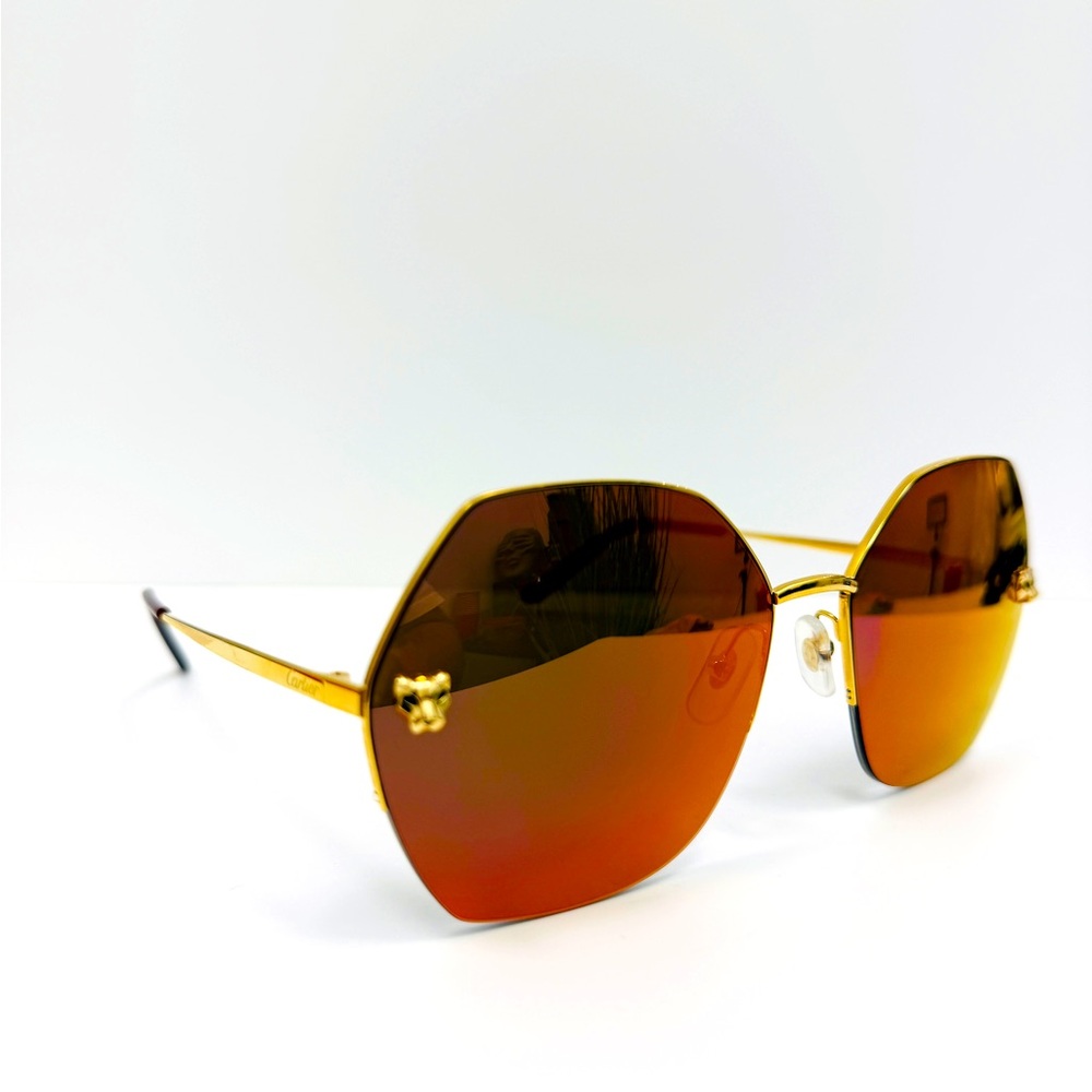 Cartier CT0332S 005 Gold Sunglasses